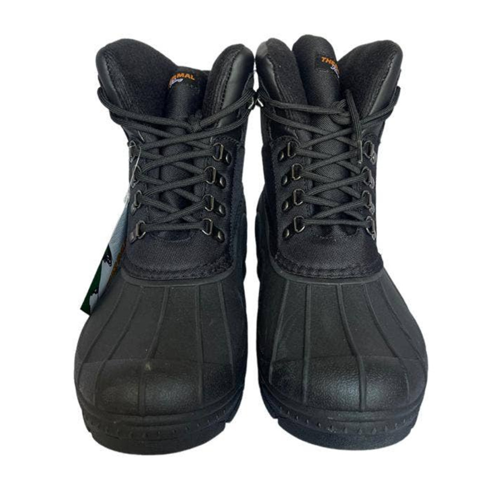 💎✨$130✨💎 New in Box THERMAL KING JON Black Men's Boots - Picture 4 of 8